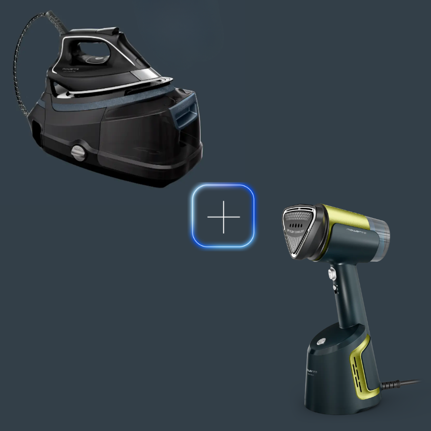 Rowenta Promo Pack Eco Steam Pro + Cepillo de vapor AeroSteam