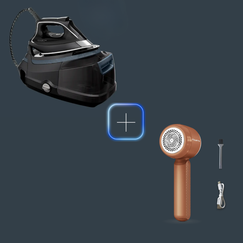 Rowenta Promo Pack Eco Steam Pro + Easy Care Quitapelusas