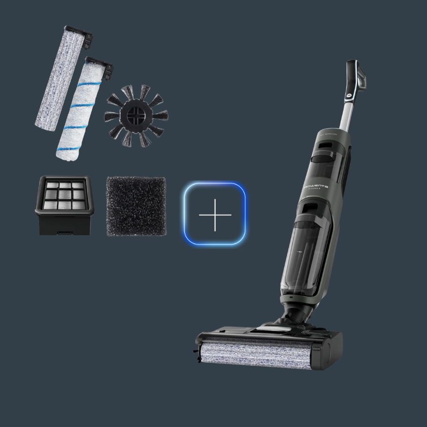 Rowenta Promo Pack Fregona Eléctrica X-Clean 4 + Kit de ACC